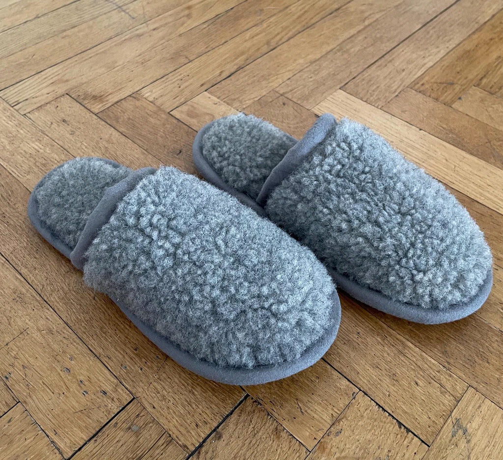 Merino Wool Non-Slip Indoor House Slippers