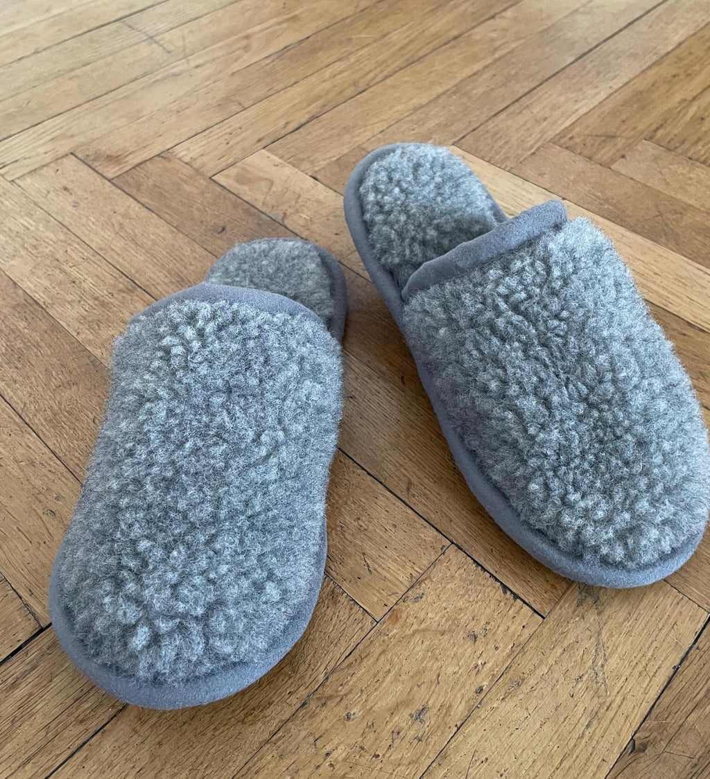 Merino Wool Non-Slip Indoor House Slippers