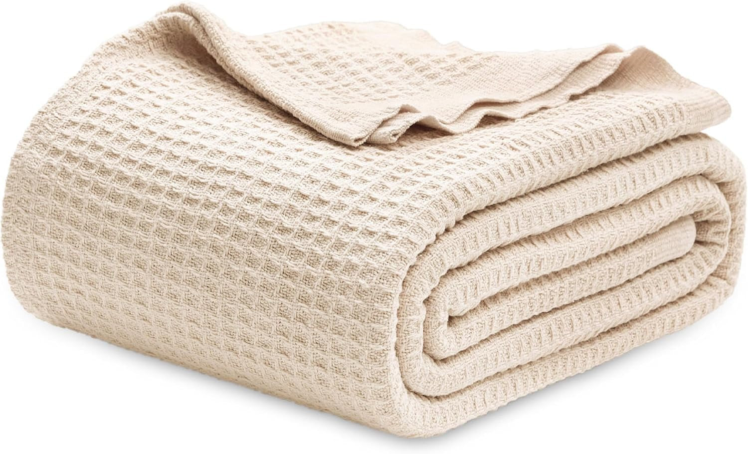 Cotton Waffle Weave Couch Throw Blanket