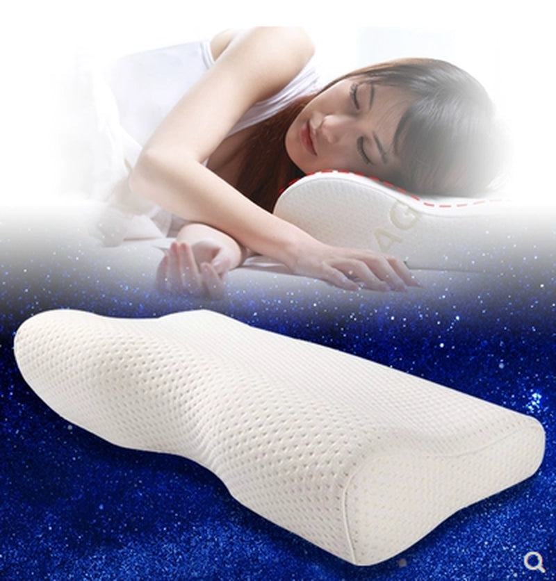 Contoured Memory Foam Cervical Neck Pillow