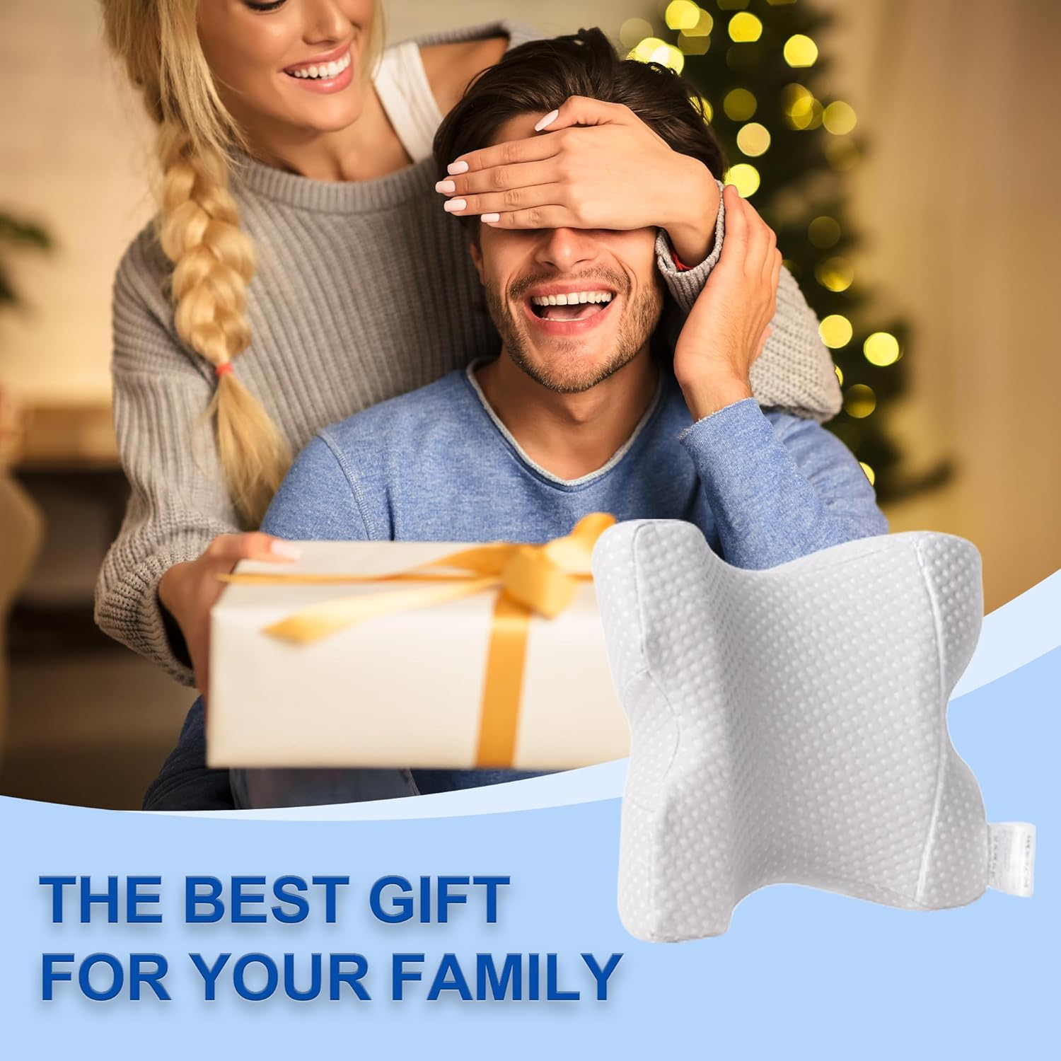 Arched Memory Foam Arm-Rest Cuddle Pillow