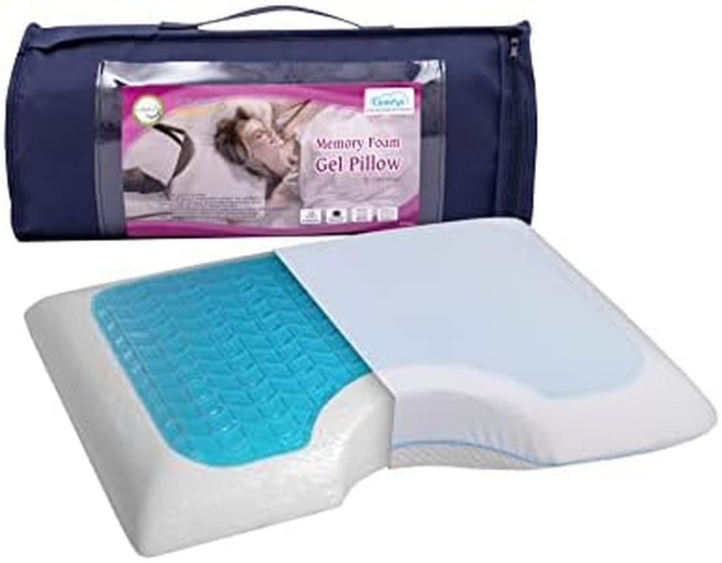 Cooling Gel Contoured Memory Foam Side Sleeper Pillow