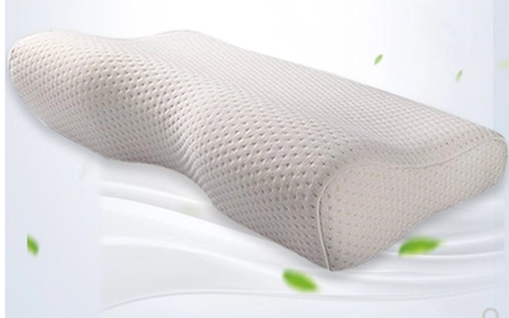 Contoured Memory Foam Cervical Neck Pillow