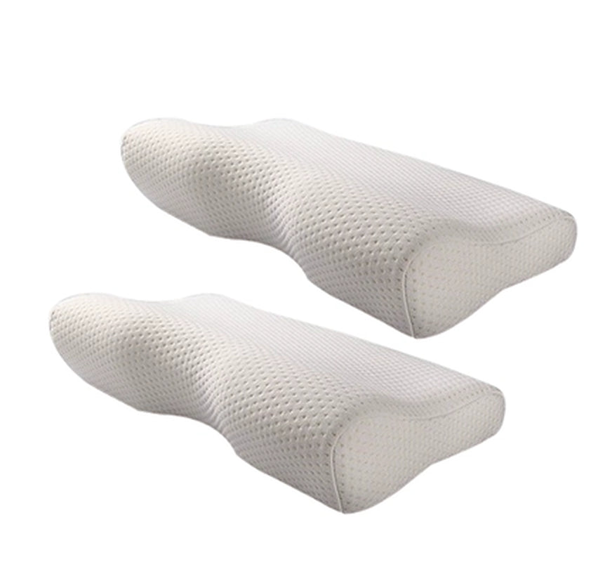 Contoured Memory Foam Cervical Neck Pillow