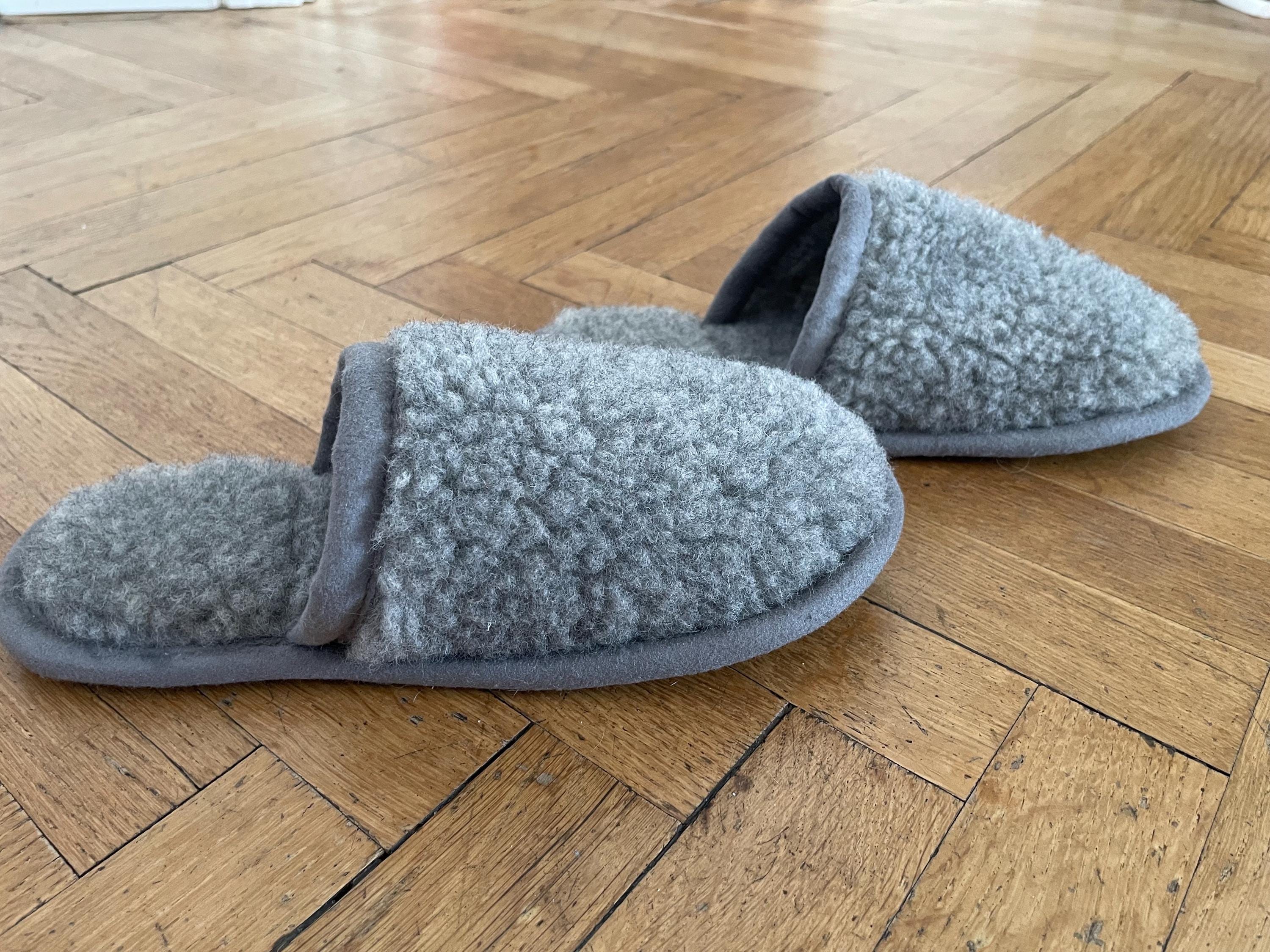 Merino Wool Non-Slip Indoor House Slippers