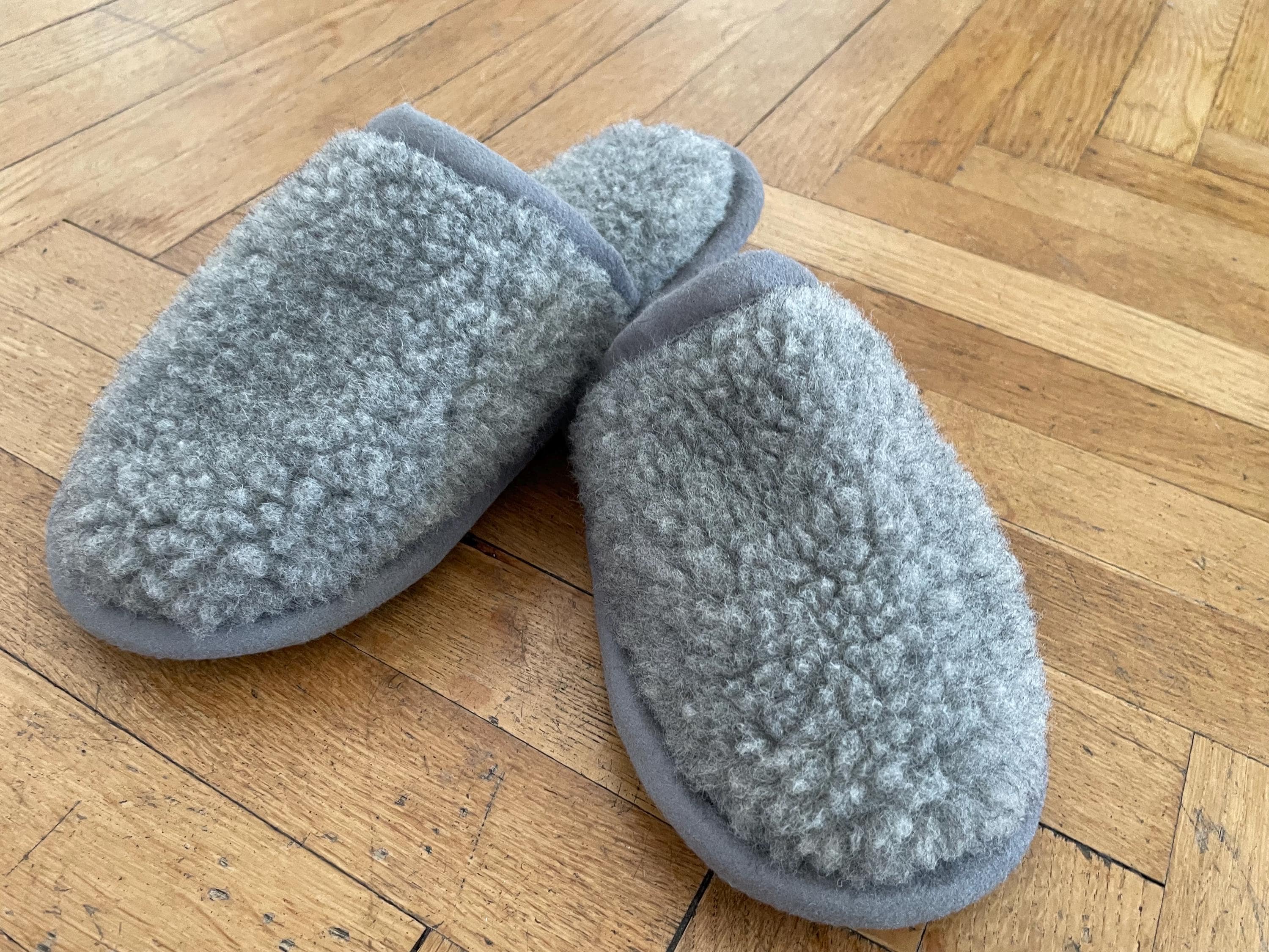 Merino Wool Non-Slip Indoor House Slippers